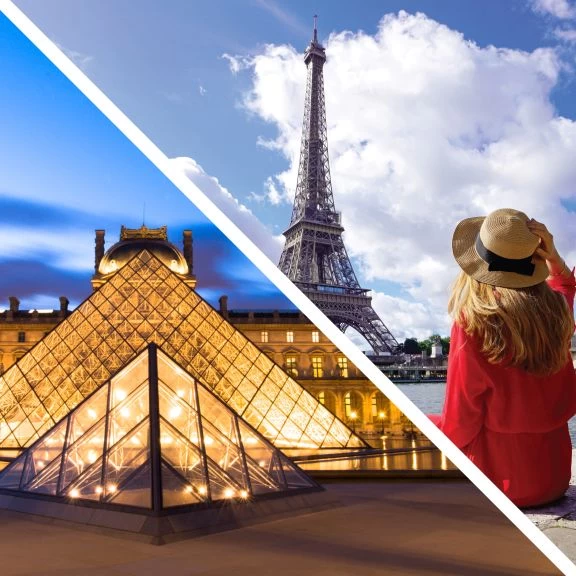 Louvre Museum and Eiffel Tower Combo Tickets